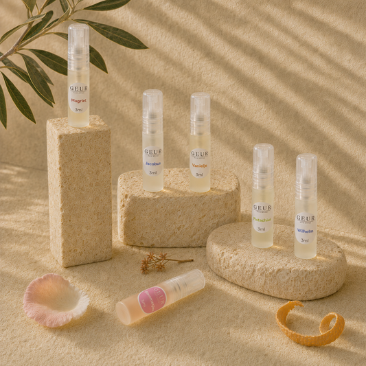 6 GEUR ontdekkingsgeure – parfuum-samplepak