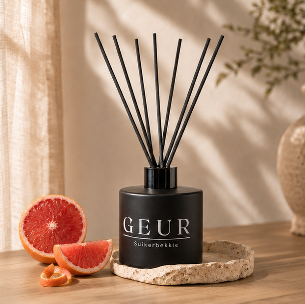 Suikerbekkie GEUR Tuis-diffuser met versuikerde pomelo