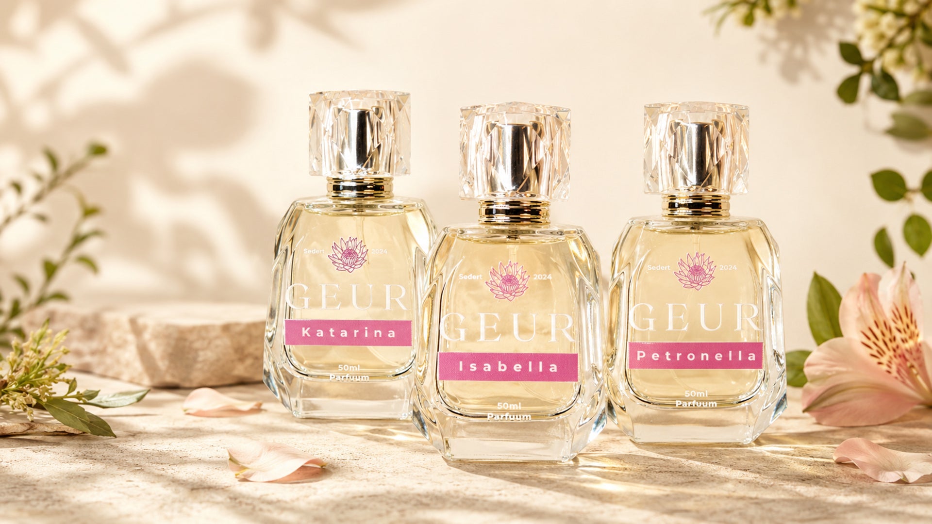 GEUR Katarina, Isabella and Petronella perfumes for Women's Month